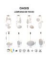OASIS * LÁMPARA LED 54W ORO - 4 COLGANTES - DIMABLE TRIAC